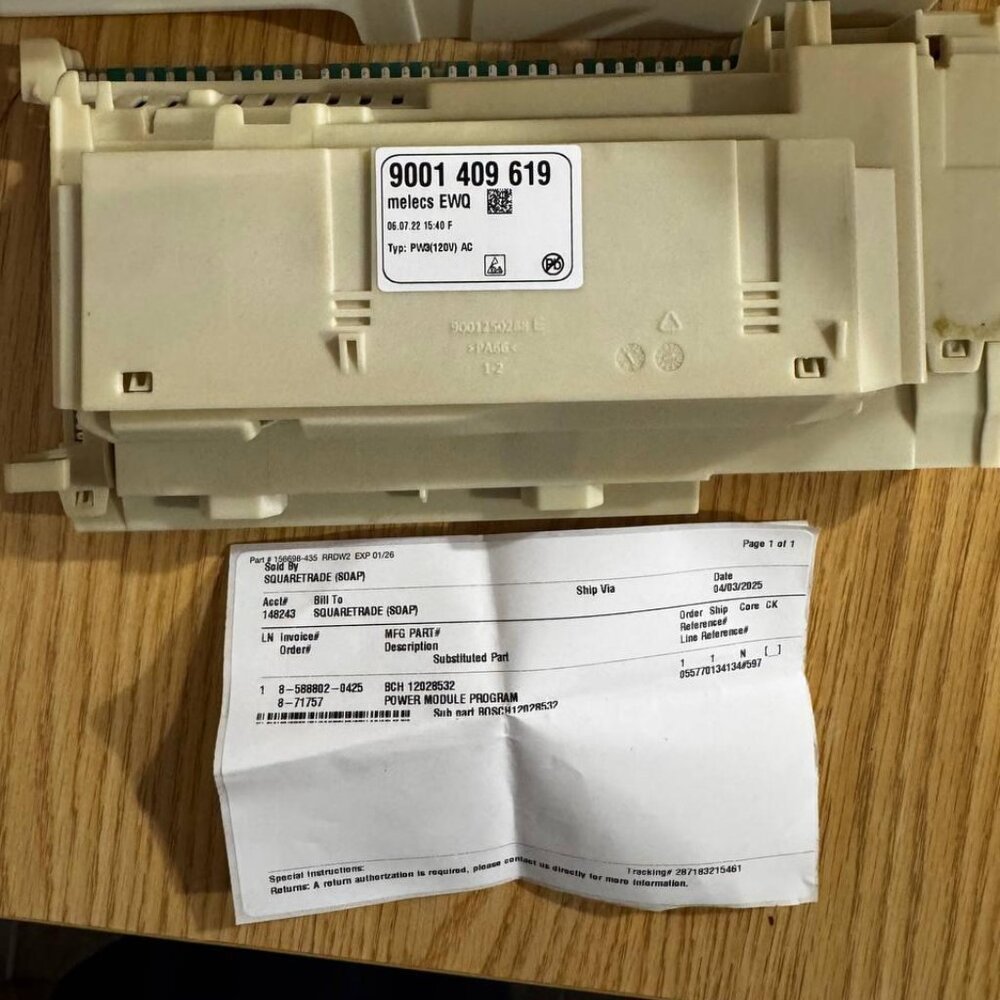 OEM Bosch 12028532 Dishwasher Power Module Programmed NEW SEALED BY SUPPLIER